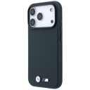 BMW M Quadrille Kevlar-metalllogo MagSafe-etui til iPhone 17 Pro / 18 Pro – marineblå