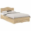  Sengestamme med skuff Sonoma eik 135 x 190 cm Konstruert tre
