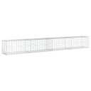  Gabionkurv med deksel 400x50x50 cm galvanisert jern