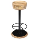 vidaXL Barstoler 2 stk heltre mangotre