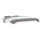vidaXL Sengeramme hvit 150x200 cm King Size heltre furu 8720845639655