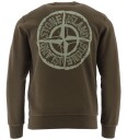 Stone Island Collegegenser   Militær Green m. Logo   Stone Island   10 år 140   Collegegenser   Grønn