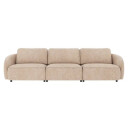 Rowico Home Norris sofa 4 seter sofa chaiselong høyre stoff Anna lys beige