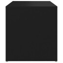vidaXL Sidebord svart 59x36x38 cm sponplate