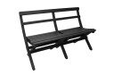 Hagebenk Larios 130 cm Svart