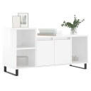 vidaXL TV-benk høyglans hvit 100x35x55 cm konstruert tre 8721012113657
