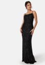 Bubbleroom Occasion Sequin Gown Black XS