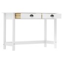 vidaXL Konsollbord Hill med 2 skuffer 110x45x74 cm heltre furu
