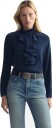 Nili Lotan Lily blouse M blå dame
