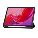 Tech-Protect Lenovo Tab M11 SmartCase Pen Tri-Fold Folio-deksel Svart