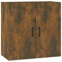 vidaXL Veggskap røkt eik 60x31x60 cm konstruert tre