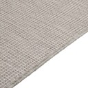 vidaXL Utendørs flatvevd teppe 160x230 cm gråbrun
