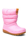 Crocs Pink Tweed/Gum Classic Neo Puff Støvler 20 21