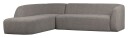 BePureHome Sloping Sofa m. chaiselong, venstrevendt - Grå