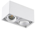 Arcchio Kubika downlight, GU10, 2 lyskilde, hvit