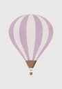Pink Hot Air Balloon Plakat Plakat / 30x40cm