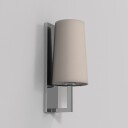 Riva 350 vegglampe IP44 med skjerm - Krom / Putty