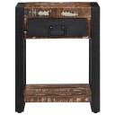  Sidebord flerfarget 40x40x50 cm gjenvunnet heltre 8721158313218