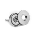 Supermagneter Tynn Forsenket Skive Ø 18 X 1,5 mm Stålskiver