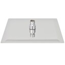 Regndusjhode 2 stk rustfritt stål 25x25 cm