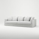 Decotique Le Grand Air 4 Seter Sofa Bomull Hvit