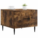  Kaffebord med skuff Røkt Eik 49 x 50 x 40 cm Konstruert tre