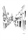 Waking Up In Portugal Travel Sketch Plakat Plakat / 100x150cm