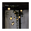Lyslenke solcelle Smoky Transparent