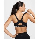 Nike Indy High Support Sports Bra Dame Black/Black/White XS