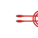 Røde 1,5 m USB-C til USB-C kabel - Høy kvalitet, Rød