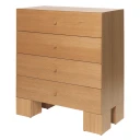 Ferm Living Kuben kommode 1x4   Natural Oak Finer