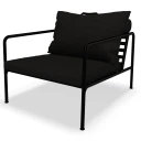 Houe Avon Lenestol Dark Grey/Black