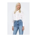 Only - Skjorte onlNew Lina Grace LS Emb Shirt - Hvit