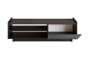 Ulica TV-benk 140 cm Dør + 3 hyller - Svart