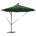  Kantilever bananparasol med lås grønn 294 x 294 x 248 cm