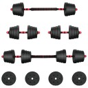  2 i 1 Manualsett 40kg Svart og Rød Sement og jernsand