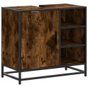  Baderomsskap røkt eik 65x33x60 cm konstruert tre 8721102843457