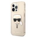 Karl Lagerfeld Hardcase Glitter Etui til iPhone 13 Pro / 13 - Gull