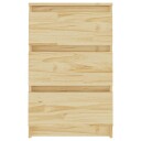 vidaXL Nattbord 40x29,5x64 cm heltre furu