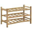 vidaXL Vinhylle Naturlig 57 x 29,5 x 36 cm Bambus
