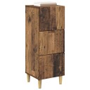 vidaXL Skuffeskap Gammelt tre 33 x 34,5 x 90 cm Konstruert tre