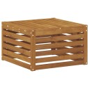 Ute fotstøtte Solid akasietre Naturlig 59 x 59 x 37 cm