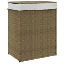 Skittentøyskurv med lokk 46x33x60 cm polyrotting 8721012050396
