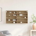 Vitrine Cabinet Artisan Eik 100x15x58 cm Konstruert Tre
