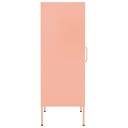 vidaXL Oppbevaringsskap rosa 42,5x35x101,5 cm stål