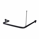 Habo Dusjforhengskinne Flex 3x1m, Bøybar Hvit
