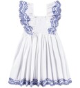 Molo Kjole   Clementine   Skarpe White m. Broderi   Molo   11 12 år (146 152)   Kjole Blå Hvit
