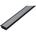 Ansell Lighting LED skinne innebygd 9,7x30,6 mm 2 meter svart