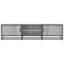  TV-benk grå sonoma 160x35x41 cm konstruert tre og metall 8721102839061