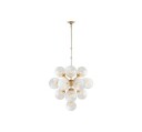 Cristol Large Tiered Chandelier Antique Brass